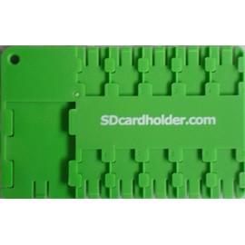 Micro SD Green Card Case, Holder, Organizer Credit Card Size Storage Device Beware of Chinese Knock Offs!!!