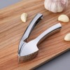 Premium Garlic Press, Heavy Duty Stainless Steel Garlic Crusher and