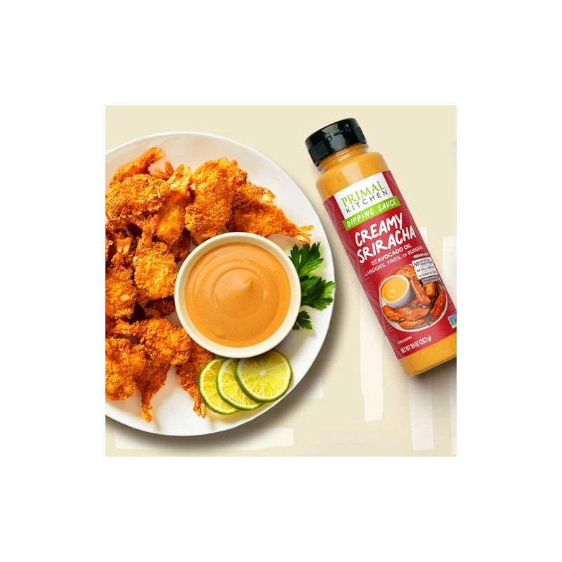 Primal Kitchen Creamy Sriracha Dipping Sauce, 10 oz