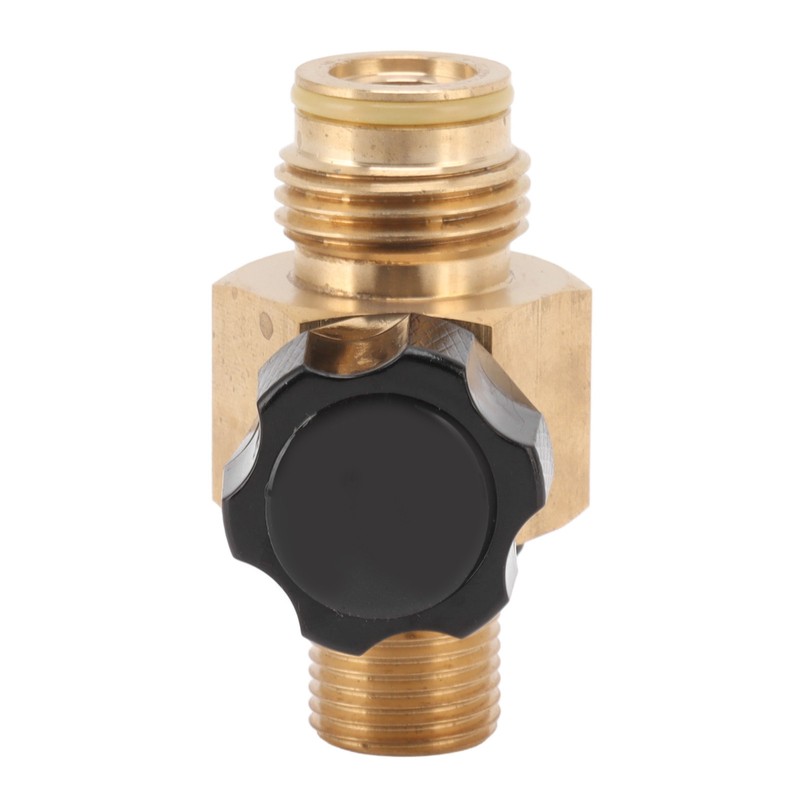 G1/2 14 CO2 Cylinder Refill Adapter Bottle Connector with Black