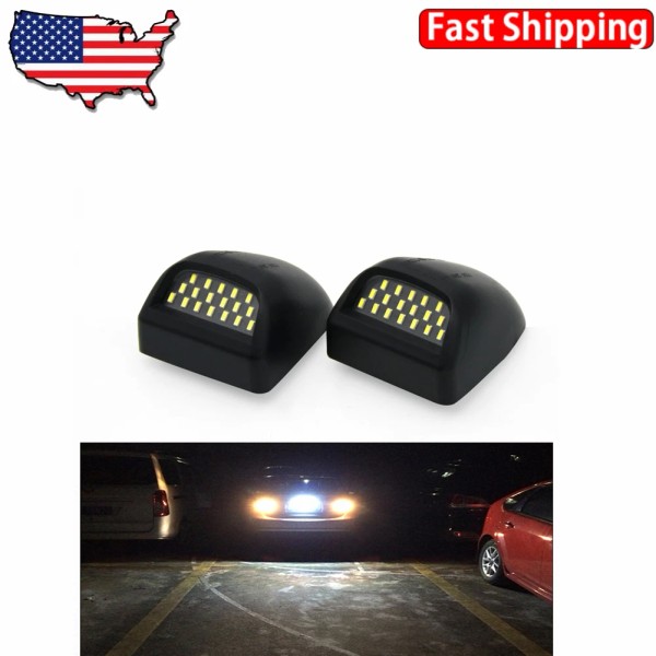 Unbranded For 1999-2016 Chevy Avalanche Silverado Rear License Plate Lights