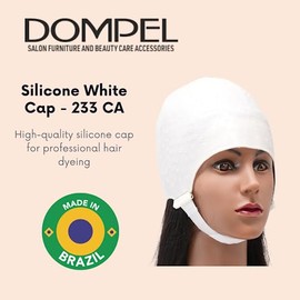 Gorro de silicona para resaltar el cabello Dompel | Gorro de silicona profesional reutilizable | Especial para teñir el cabello | Modelo 233 CA 1 UND