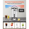 2 Pack Silver 3.2 Gal Insulated Beverage Dispenser for Hot/Cold