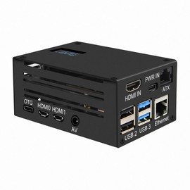 Geekworm KVM-A3 Kit for Raspberry Pi 4 Open Source KVM Over IP Compatible with KVM V3 Platform Only (Unassembled and Not Include Raspberry Pi 4/SD Card/Power Adapter)