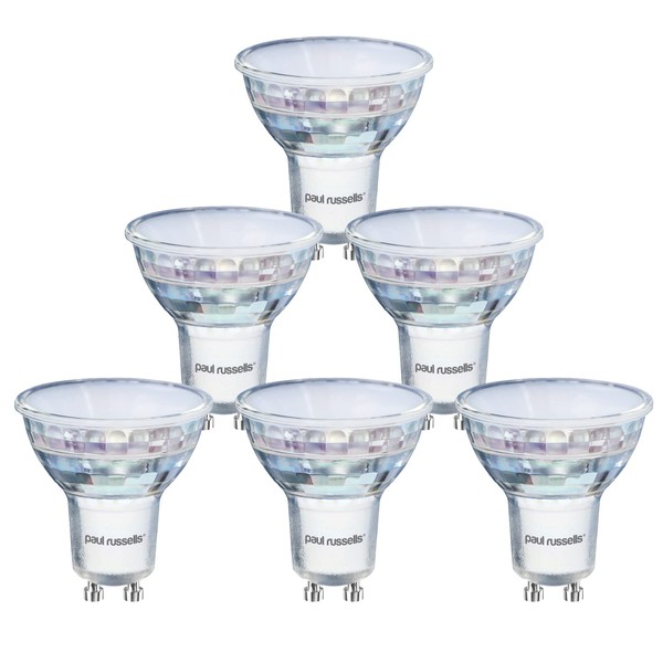 paul russells GU10 LED Bulbs, 4.9W 550lumens, 40Watt Equivalent Halogen