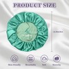 2Pcs Silk Bonnet for Sleeping, Satin Hair Bonnets, Soft Elastic