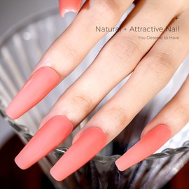 BURANO 5 in 1 Builder Base Gel 0.5 oz, Builder Gel for Nails Hard Gel Nail Extension Quick Building Gel, Builder Gel in a Bottle for Nail Pro & Beginner (RED)