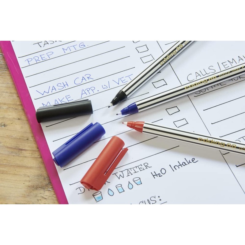 edding 88 - fineliner - black - 10 pens -