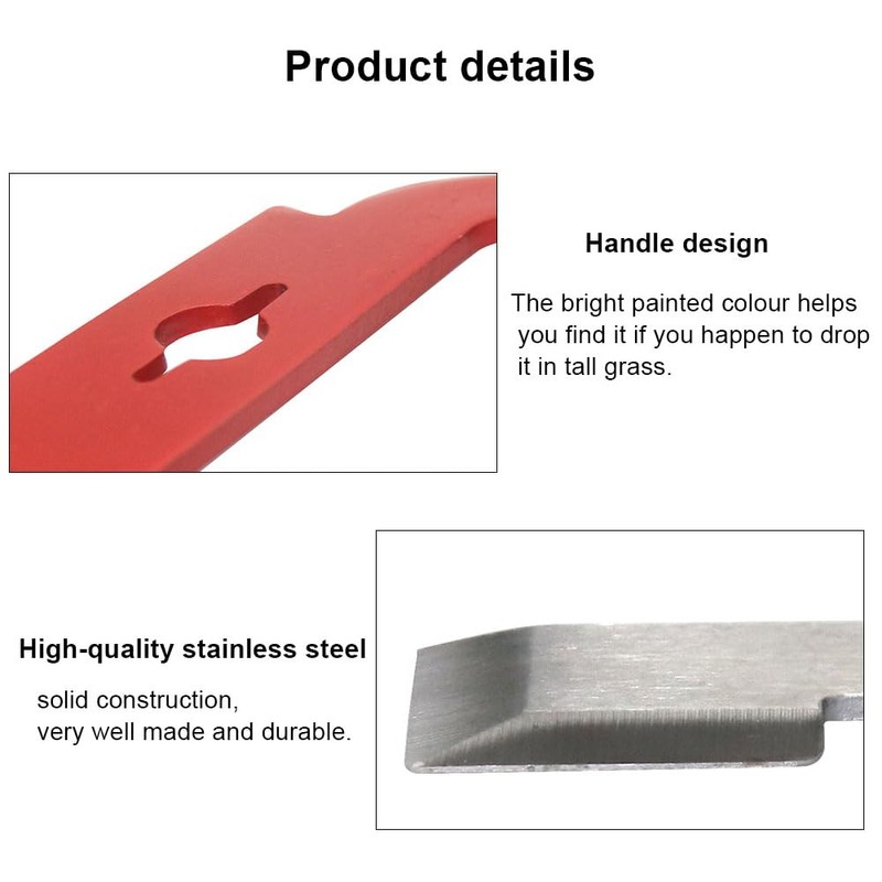 Stainless Beekeeping Scraper Tool J-hook Bee Hive Tool Lifter Beekeeping