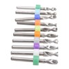 10PCS 3.1-4mm Hard Alloy Bit Micro Drill Bits Set Straight