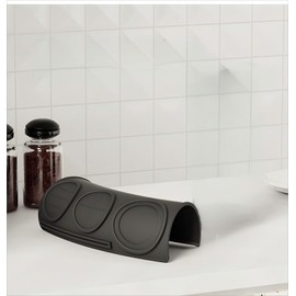 Coffee Tamping Mat, Silicone Waterproof Coffee Mat, Heat Resistant Tamp Mat, 7.8"x9.8" Barista Tool Home Kitchen Bar coffee Shop Suitable for 58mm Espresso Machine Tamper