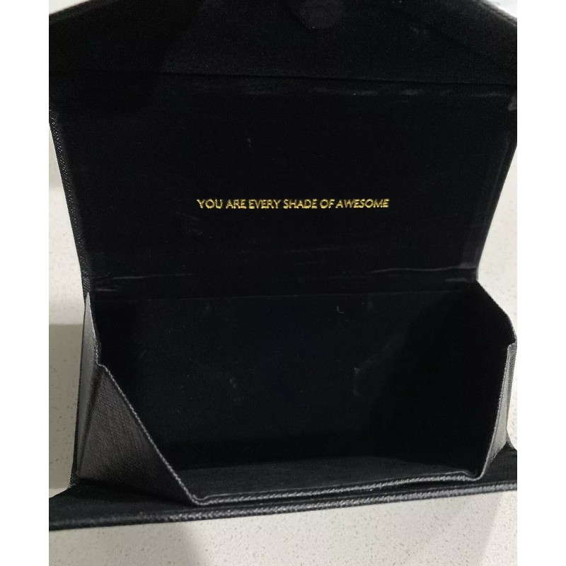 PRIVÉ REVAUX Prive Revaux Sunglasses Eyeglasses Foldable Case NEW Black
