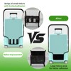 YHOUSE Suitcase Covers For Luggage, 28 Inch Clear PVC Luggage