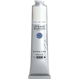 Lefranc Bourgeois, oil-based paint, Titanium White, 200ml