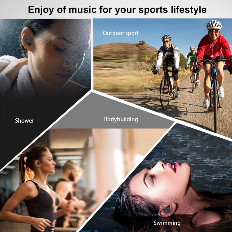 Alead TX8 Bluetooth 5.0 True Wireless Earbuds (TWS) with Wireless