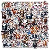 WESILY Pack 50 PCS Cute Goat Stickers Cartoon Animal Waterproof