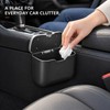 Car Trash Can with Press Lid – Hanging ABS Interior