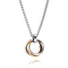Yooping Men's Necklace, 3 Rows Ring, Pendant, Stainless Steel