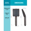 Cobbe Filtered Shower Head with Handheld, High Pressure 6 Spray