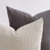 Topfinel 45 45 Gray 4 Pcs Set Corduroy Gradient Cushion