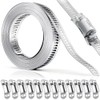 Aongray Aongray Hose Clamp, 3.5m/11.5ft Adjustable Jubilee Clips Metal Hose