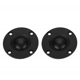 Socobeta 2Pcs Tweeter Treble Speaker Hifi Loudspeaker 30W 6Ω Silk Film Dome Tweeter Full Range Audio Speaker