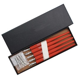 SIPLIV Plastic Professional Manga Gothic Pen Dip Pen Set with 5 Nibs Manga Calligraphy Drawing Pen Kit - 5 Pcs, Red