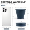 TakeToday Collapsible Travel Cup - Silicone Foldable Water Cup, BPA-Free