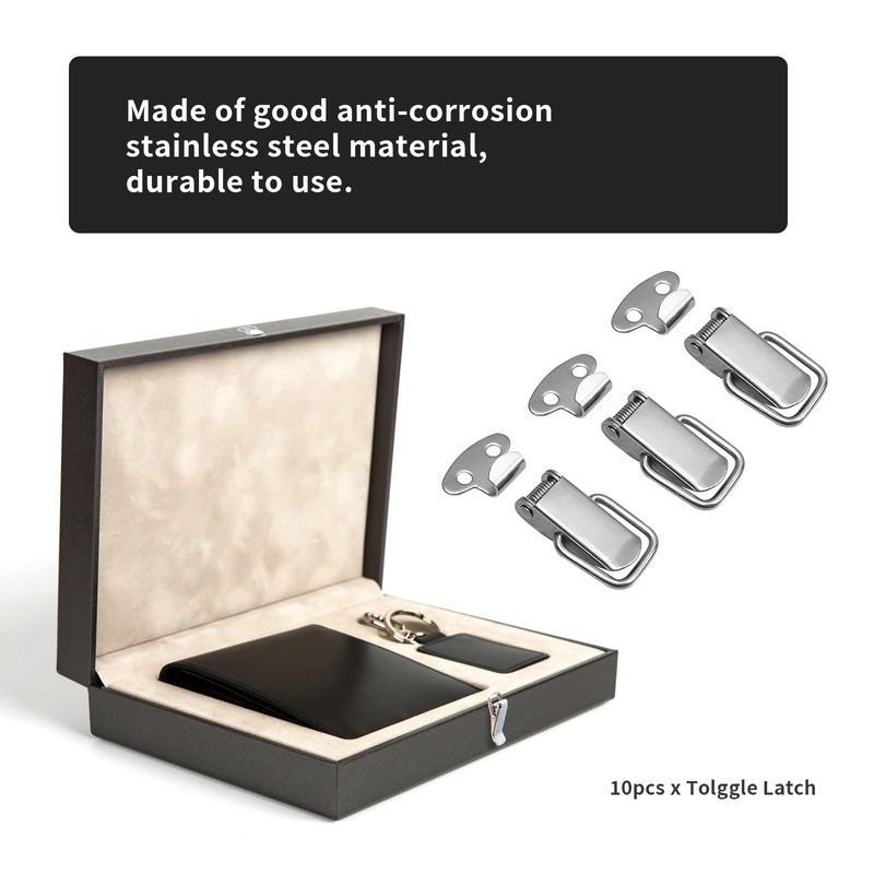 Rannb Spring Toggle Latch Mini Size Toolbox Latch 44mm/1.73" Length