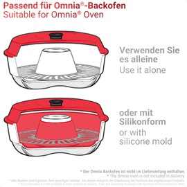 ecooe Baking Rack (1st Level) Suitable for OMNIA® Oven | Stainless Steel Baking Rack | Stainless Steel Grid | Grid | Baking Trays | for Omnia Sweden, Dishwasher Safe