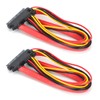10pcs Sata Cable 7+15Pin Male to Female 22 Pin Data