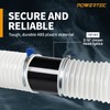 POWERTEC 70181, 2-1/4” Adapter Union & 2-1/2" Hose Splice, Black