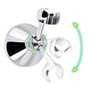 Shower Head Holder, Queta Adjustable Cooper Shower Bracket Chrome Plated
