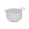 Alpina Mixing Bowl Set of 4, Plastic, White, Non-Slip, 1.2-3L