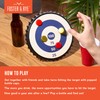 True Bullseye Magnetic Bottle Cap Target, Built-In Kickstand Tabletop Drinking