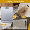 Titanium Cutting Boards - 2025 Upgrade 100% Pure Titanium Cutting