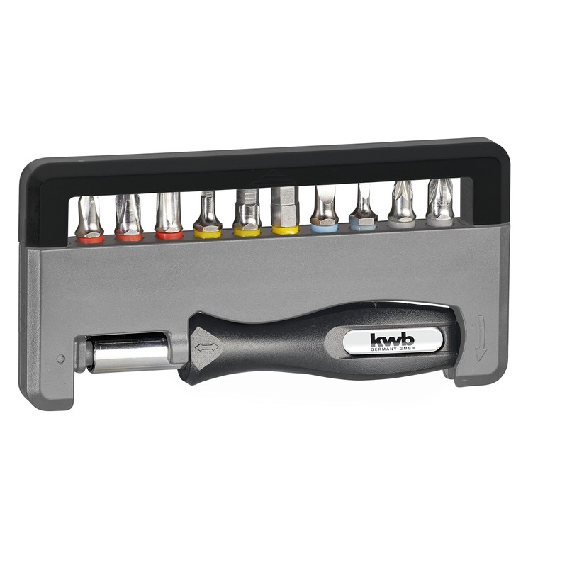 KWB Bit Box Industrial Steel 12 Pieces 151020 (PH, PZ,