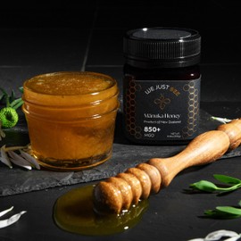 Raw Manuka Honey MGO 850+ | Premium New Zealand Honey – Supports Wellness with Natural Properties | 100% Pure, Sustainably Sourced | Ideal for Tea, Toast, & More – 250g/8.8oz