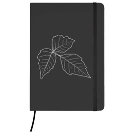 Azeeda A5 'Poison Ivy' Black Hardcover Ruled Notebook (NB00063703)