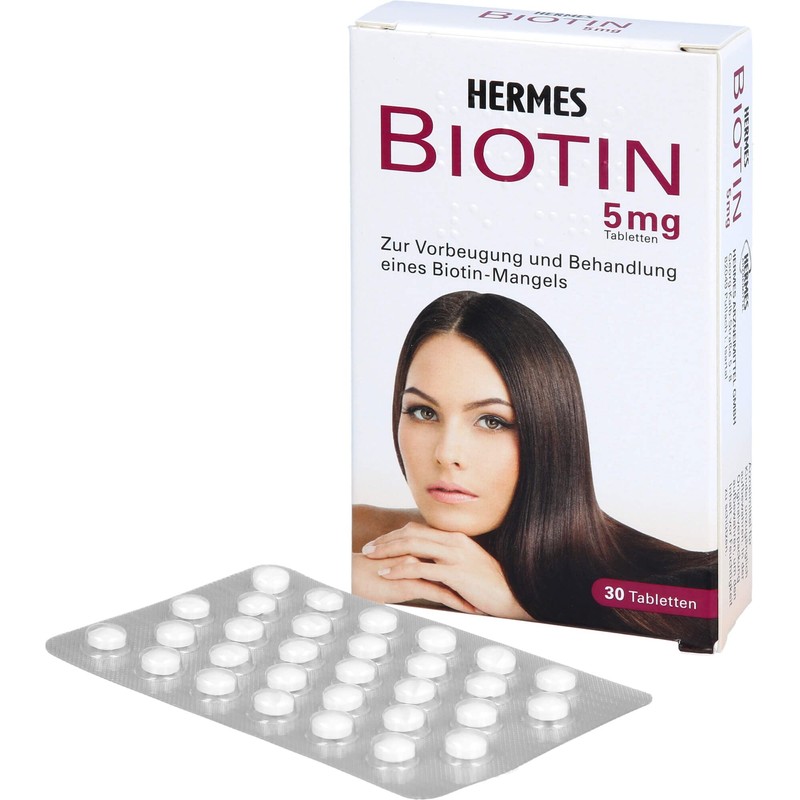 Biotin Hermes 5 mg Tablets Pack of 30