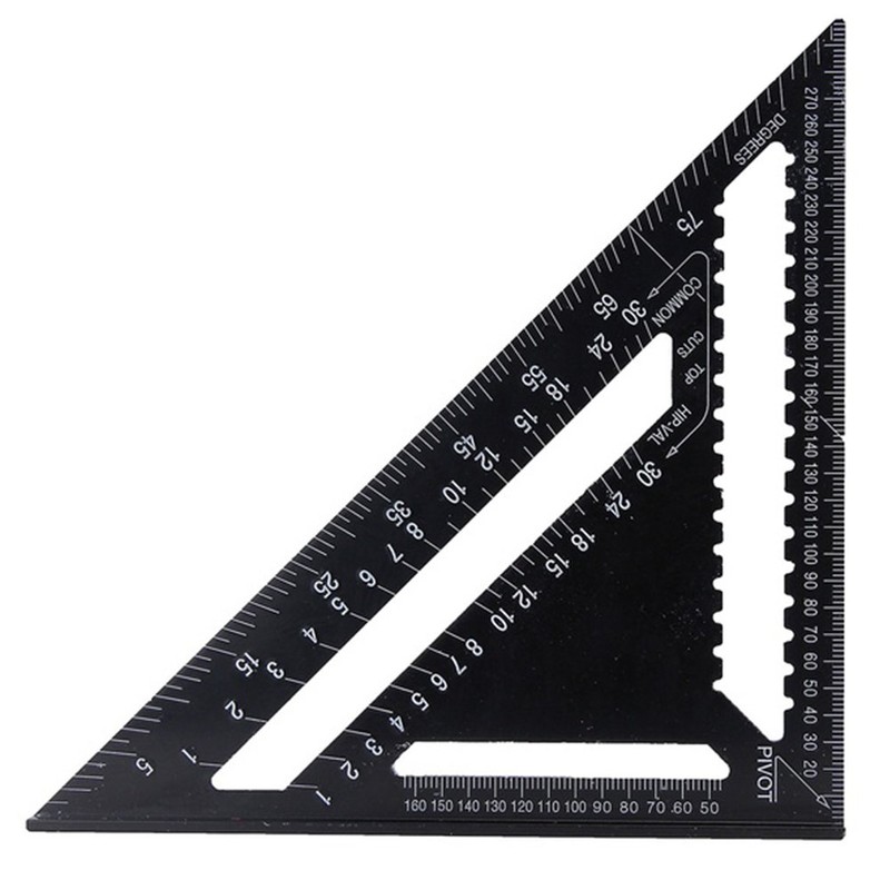12inch Rafter Square Carpenter Square Aluminum Square Layout Tool with