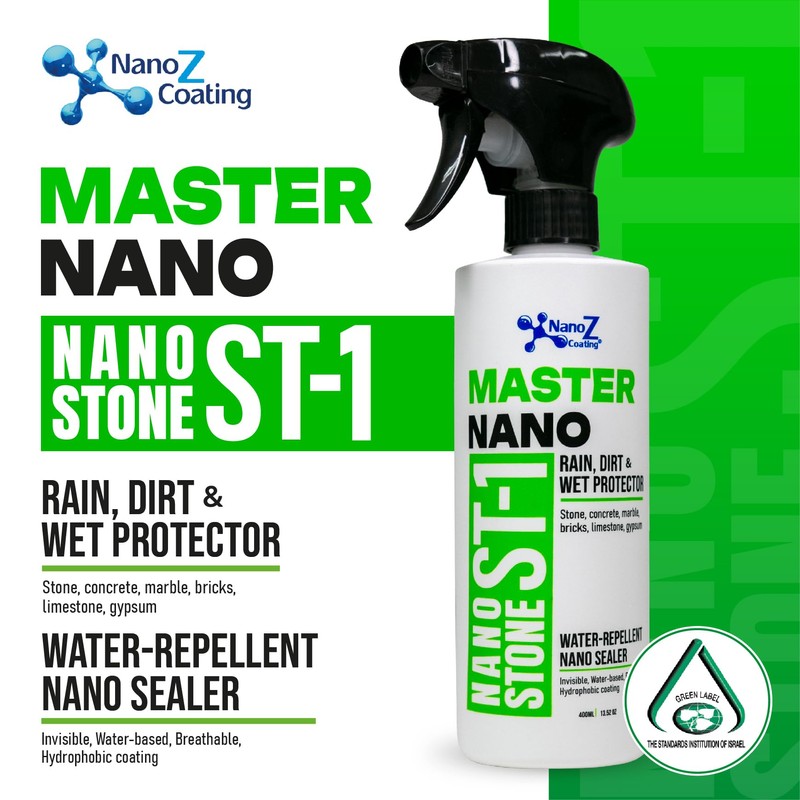 Nano Stone Sealer, Eco-Friendly Invisible Hydrophobic Water Repellent Coating for