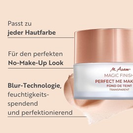 M. Asam Magic Finish Perfect Me Transparent (30 ml), Perfect No Makeup Look for a Flawless Complexion, Can be Combined as Primer with Foundation or Care