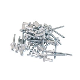 SK11 One Size Fits All Blind Rivets Φ0.19 inches (4.8 mm), Tightening Plate Thickness: 0.02 - 0.25 inches (0.5 - 6.4 mm), Pack of 35 FR-64M