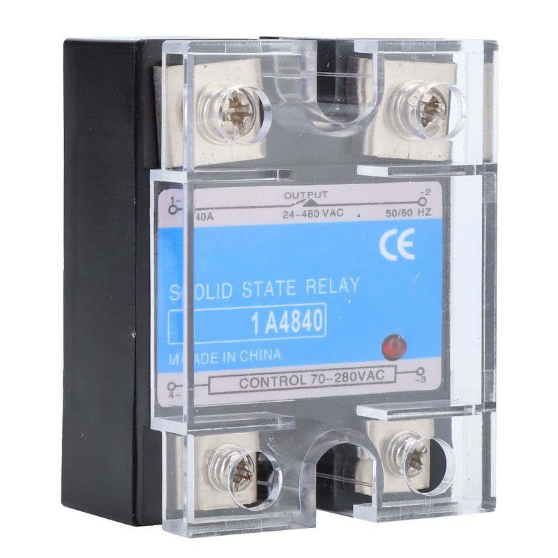 Single Phase Solid State Relay 70-280VAC Input 24-480VAC Load AC