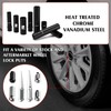 MIXPOWER 8PCS Spline Socket Set,SAE & Metric Lug Nut Key