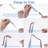 2 Pack Adjustable Embroidery Punch Needle Pen Tool, Punch Needles
