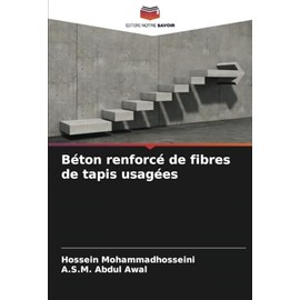 Béton renforcé de fibres de tapis usagées
