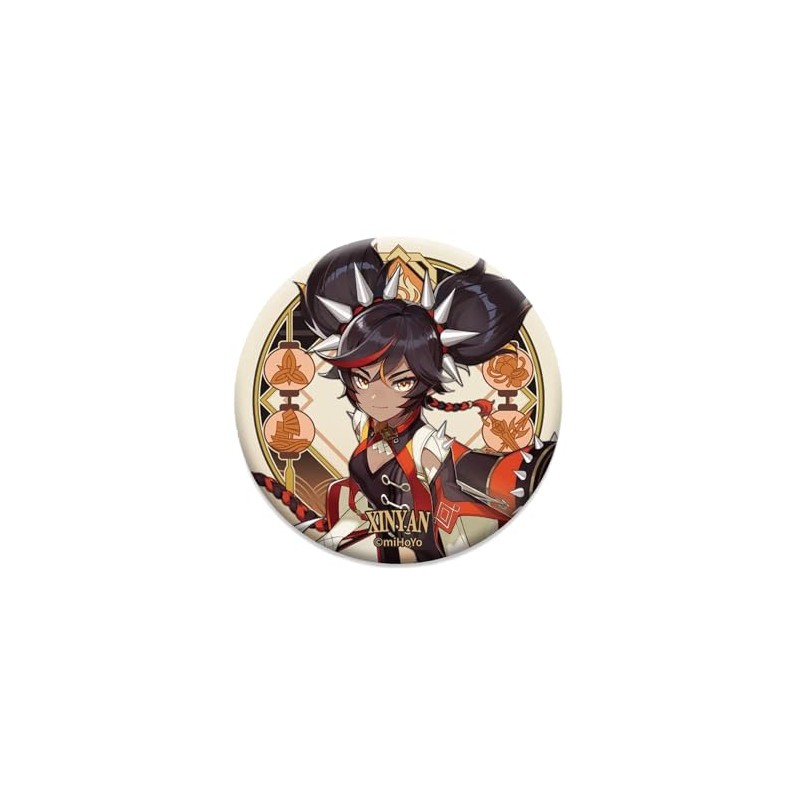 Haragami Rizuki Port Series Character Can Badge Spicy Flame