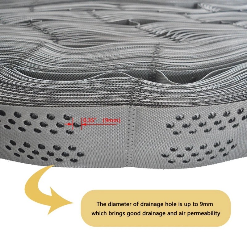 TECHTONGDA 4 inch Thick 8*19ft Geo Grid Ground Polyethylene HDPE